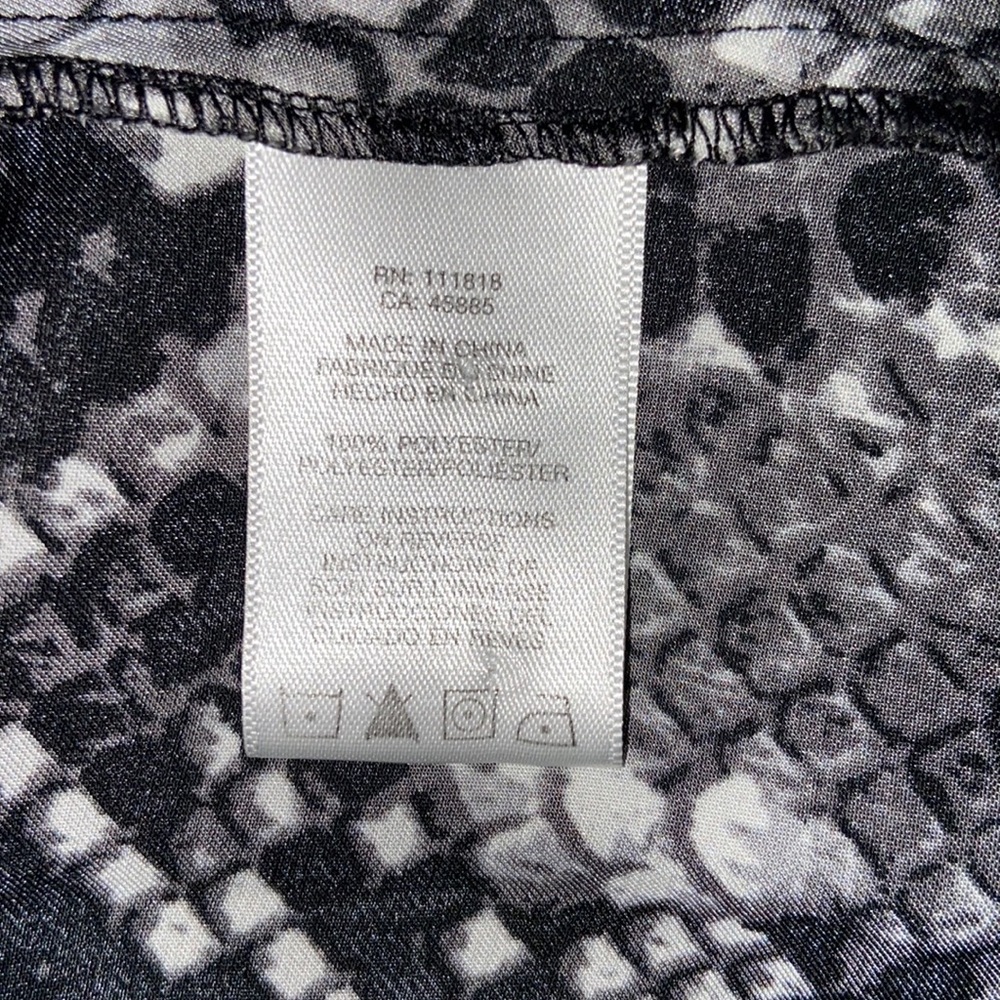 Michael Michael Kors sheer reptile blouse - Picture 6 of 7